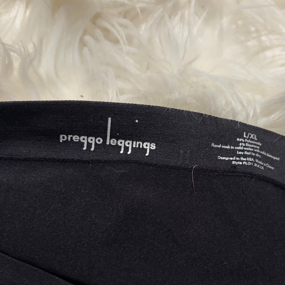 Preggo leggings‎ black size L/XL - Picture 2 of 5